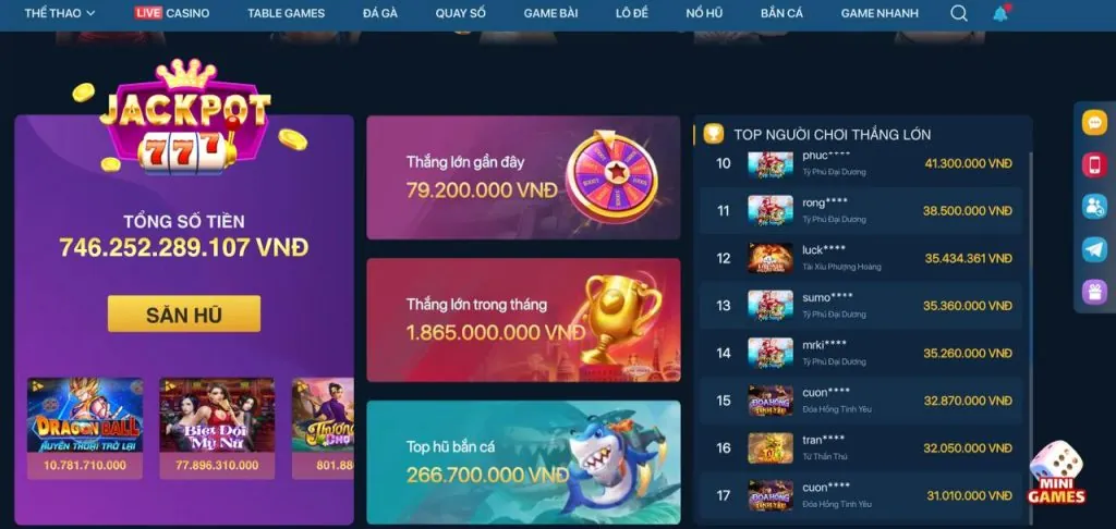 Các loại game Nổ Hũ phổ biến tại E88